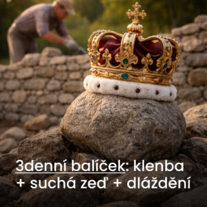 3denní kurz: klenba + suchá zeď + dláždění