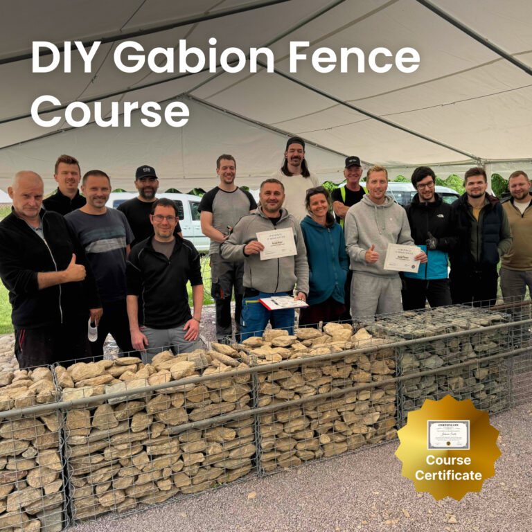 DIY Gabion Fence Course